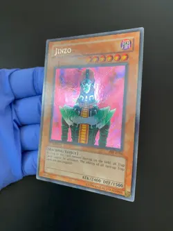 YU-GI-OH! JINZO SECRET RARE PSV-E000 1ST EDITION ENGLISH EUROPE NM/EX - Image 3