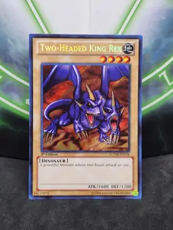 Yugioh Two-Headed King Rex LCYW-EN158 Secret Rare 1st Edition NM - Image 1