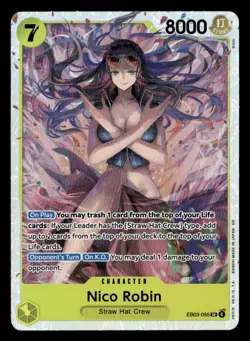 One Piece Heroines Edition #EB03-055 Nico Robin (055) tcg NM - Image 1