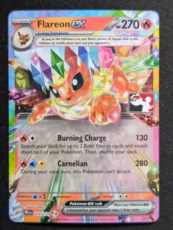 Flareon ex - 014/131 Prize Pack Series Cards Pokemon NM Holo - Image 1