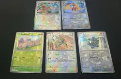 Prismatic Evolutions Masterball Pokemon TCG Lot of 5 Cards - Image 1