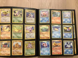 216 x Pokemon TCG WOTC Vintage Cards in binder including holos, rares, vintage - Image 2