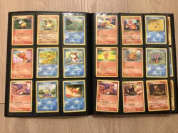 216 x Pokemon TCG WOTC Vintage Cards in binder including holos, rares, vintage - Image 4