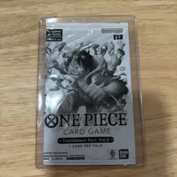 Tournament Pack Vol.5 One Piece Promo Card Sealed English Monkey D Luffy Pack - Image 1