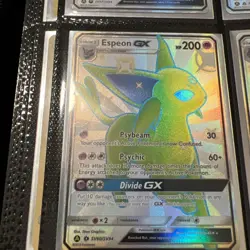 Espeon GX Hidden Fates Shiny Vault Full Art Holo Rare Pokemon Card SV60/SV94 NM - Image 1