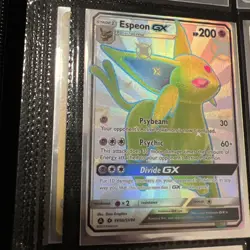 Espeon GX Hidden Fates Shiny Vault Full Art Holo Rare Pokemon Card SV60/SV94 NM - Image 3