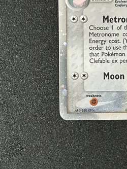 Pokemon Clefable ex 106/112 EX FireRed & LeafGreen Ultra Rare Holo Card 2004 - Image 5