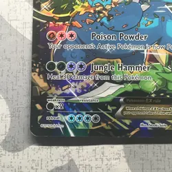 Venusaur EX XY123 RARE Black Star Promo 2016 Holo Foil Full Art Pokemon Card HP - Image 4