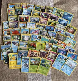 Lot Set of 68 Assorted hologram Pokemon Cards card no repeats - Image 1