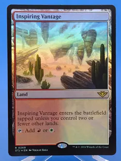 MTG Foil Inspiring Vantage X4 NM Outlaws Of Thunder Junction Magic Cards - Image 2