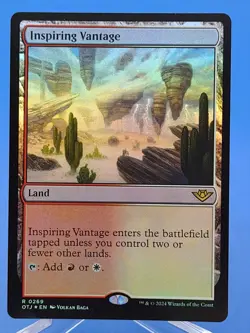 MTG Foil Inspiring Vantage X4 NM Outlaws Of Thunder Junction Magic Cards - Image 4