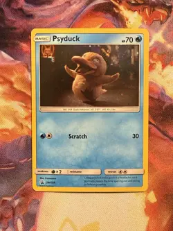 Psyduck SM199 - Cosmo Holo - Black Star Promo - Pokemon Card - MP - Image 1