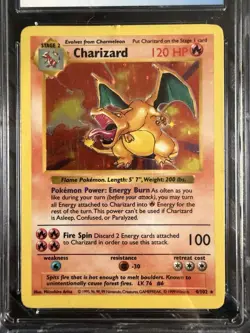 CGC 4.5 Charizard 1999 Base Set 4/102 Shadowless Holo Pokemon Card Graded PSA - Image 3
