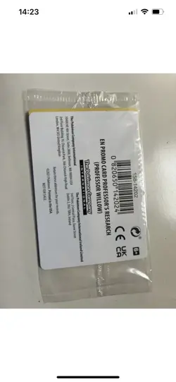 SEALED- Professor’s Research. Professor Willow. Promo & TCG card for Pokemon Go - Image 3