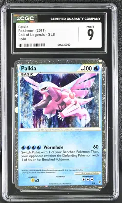 CGC 9 MINT Palkia 2011 Call of Legends SL8 Holo Pokemon Card - Image 1