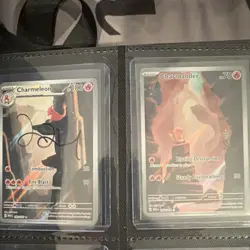 Pokemon TCG Charmeleon Charmander Autographed Card Lot 2 Fire Standard - Image 1