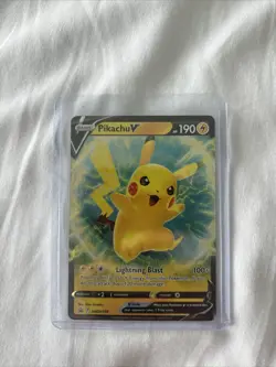 Pikachu V SWSH198 SWSH: Sword & Shield Promo Cards Holo - Image 1