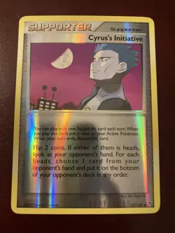 Cyrus's Initiative 137/147 Supreme Victors Reverse Holo Supporter Pokemon Card - Image 1
