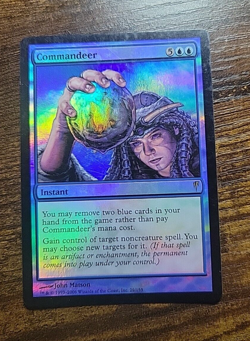 FOIL Commandeer MTG Magic the Gathering Coldsnap English - Image 1
