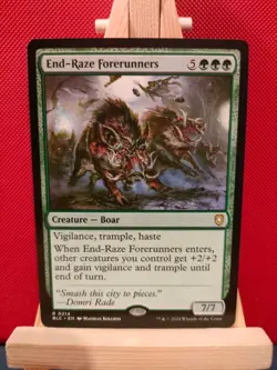End-Raze Forerunners - Bloomburrow Commander - Rare - NM - MTG - Image 1