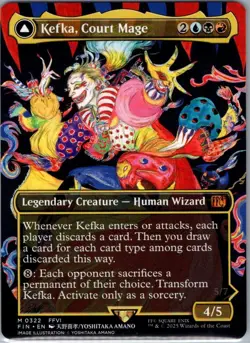 Kefka, Court Mage #0322 Borderless Final Fantasy Regular - Image 1