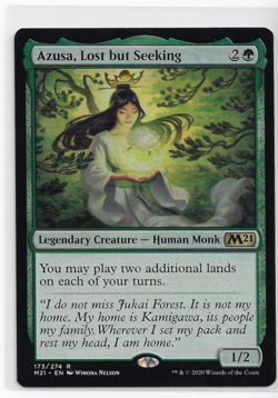 Azusa, Lost but Seeking Core Set 2021 Regular (LP) 173/274 - Image 1