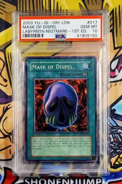 Yu-Gi-Oh! MASK OF DISPEL 1st Ed Labyrinth Nightmare LON-017 PSA 10 Super GEM - Image 1