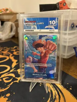 One Piece Monkey.D.Luffy Full Art PRB01 P-055 ACE 10 - Low Pop - Image 1