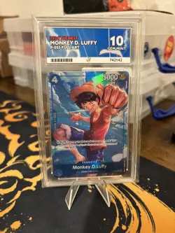One Piece Monkey.D.Luffy Full Art PRB01 P-055 ACE 10 - Low Pop - Image 3