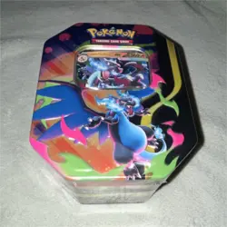 Pokemon Mega Charizard X EX Collector Tin Sealed XY Trading Card Game SEALED - Image 1