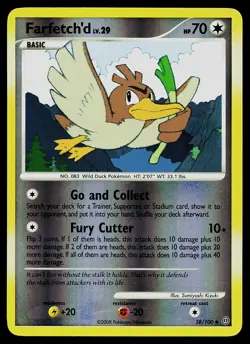 Pokemon Card - Farfetch'd Stormfront 38/100 Uncommon Reverse Holo - Image 1