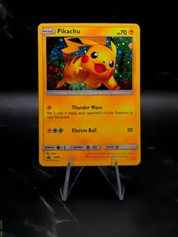 Pikachu SM76 Black Star Promo Holo Pokemon TCG NM Exact Card - Image 1