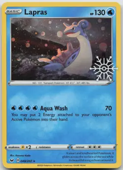 Lapras - (Holiday Calendar) Promo Miscellaneous Cards & Products 048/202 NM - Image 1