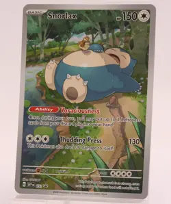 Snorlax SVP051 Holo Promo Black Star Scarlet & Violet Pokemon TCG Card - Image 1