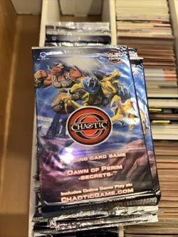 Chaotic Dawn Of Perim 1st Edition Factory Sealed 4 Card Booster Pack Rare 820650805004 - Image 1