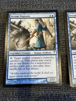 MTG Arcum Dagsson Coldsnap Regular Card X 2 - Image 4