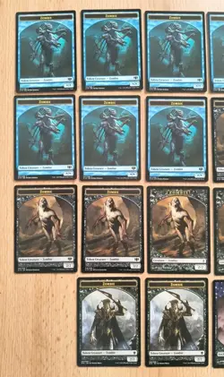 MTG Zombie Token Cards Bundle x 22 - Magic the Gathering - Image 2