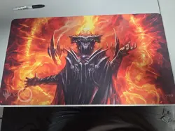 Magic the Gathering Ultra Pro Official Playmat Sauron, the Dark Lord - Image 1