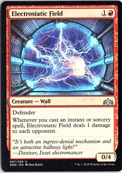 Electrostatic Field U Guilds of Ravnica 97 LP MTG - Image 1