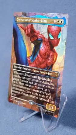 Sensational Spider-Man (Borderless) #25 (Foil) (LP) Spider-Man SPE Magic MTG - Image 1