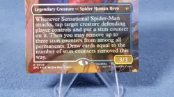 Sensational Spider-Man (Borderless) #25 (Foil) (LP) Spider-Man SPE Magic MTG - Image 4