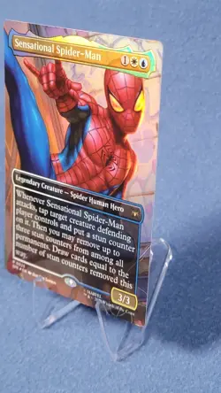 Sensational Spider-Man (Borderless) #25 (Foil) (LP) Spider-Man SPE Magic MTG - Image 5