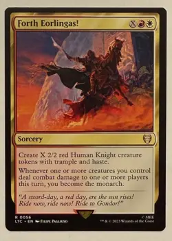 Forth Eorlingas! - Commander: Lord of the Rings MTG Magic the Gathering - Image 1