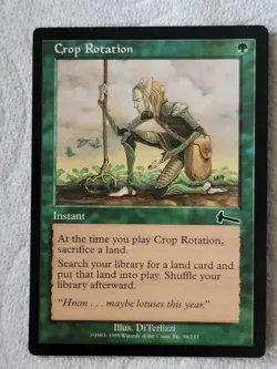 [1x] MTG Crop Rotation Urza's Legacy 98/143 Magic the Gathering EX - Image 1