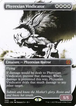 MTG Phyrexian Vindicator (300/530) Phyrexia All Will Be One NM - Image 1