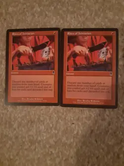 MTG - 2 x Rites of Initiation - Odyssey - Image 1