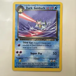 Pokemon Dark Golduck Team Rocket 1st Edition (37/82) - Image 1