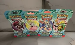 Pokemon Trading Card Game Journey Together Booster Pack Set English 4 Packs - Image 2