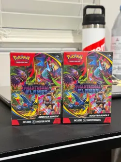 X2 Pokemon TCG: Phantasmal Flames Factory Sealed Booster Bundle Box - Image 1