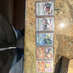 Pokemon TCG 5 Card Lot - Garchomp C LV.X, Arceus LV.X, emploeon Lv x and 2 infer - Image 1